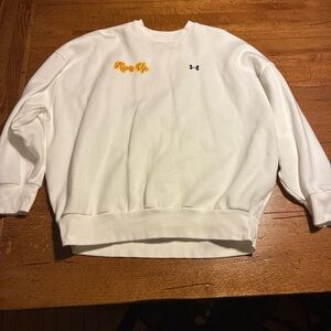 West Chester University Under Armour Men's Cream Crewneck Sweater